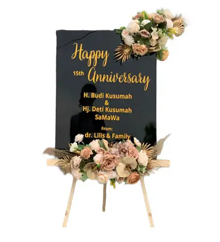 Papan Bunga Akrilik Solowire