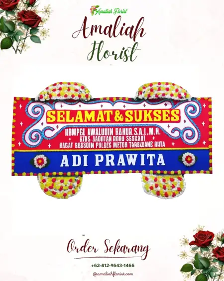 Papan Bunga Ucapan Selamat Solowire
